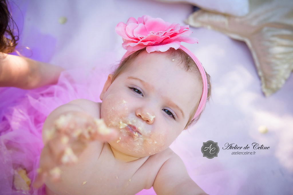 Séance Smash The Cake, enfant, bébé, 1 an, studio, extérieur (2)